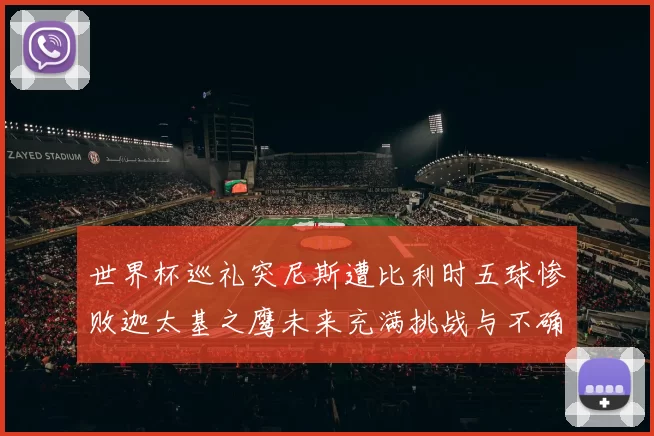 世界杯巡礼突尼斯遭比利时五球惨败迦太基之鹰未来充满挑战与不确定性